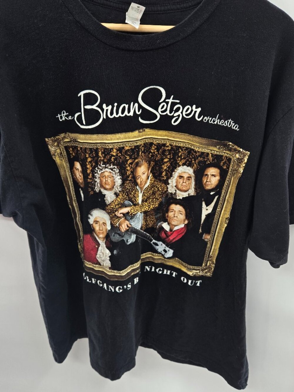 The Brian Setzer Orchestra Wolfgang's Big Night 2007 Short Sleeved T-Shirt XL